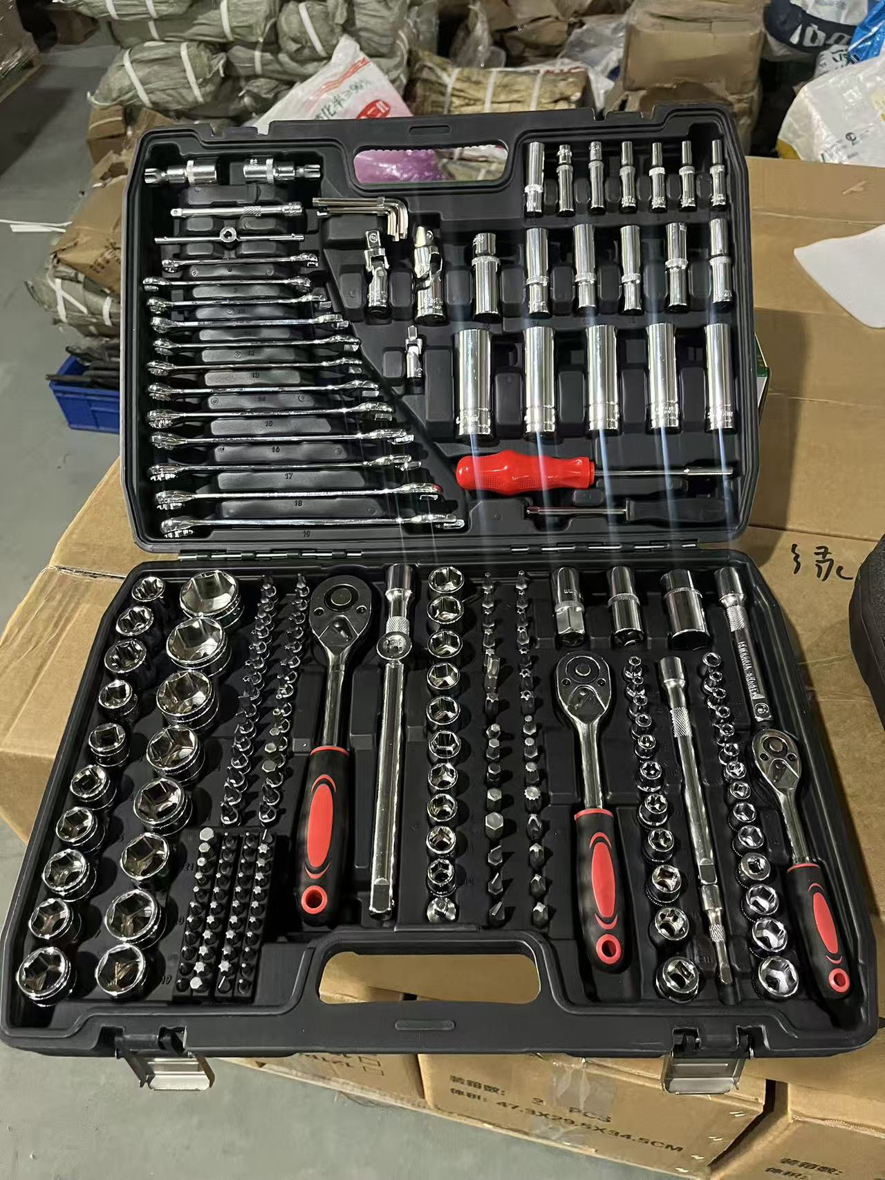 Gardening Tool Diy - 216ピースDIY自動車修理ツールキット、ハンドパワーソースラチェットレンチセット、車、バイク、庭のメンテナンス用OEMカスタマイズ、CR-V対応