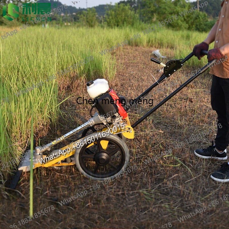Gardening Tools Hand - 手押し式芝刈り機 多機能 4ストローク ミニリールモア 農業果樹園用草刈り機 ガーデンツール