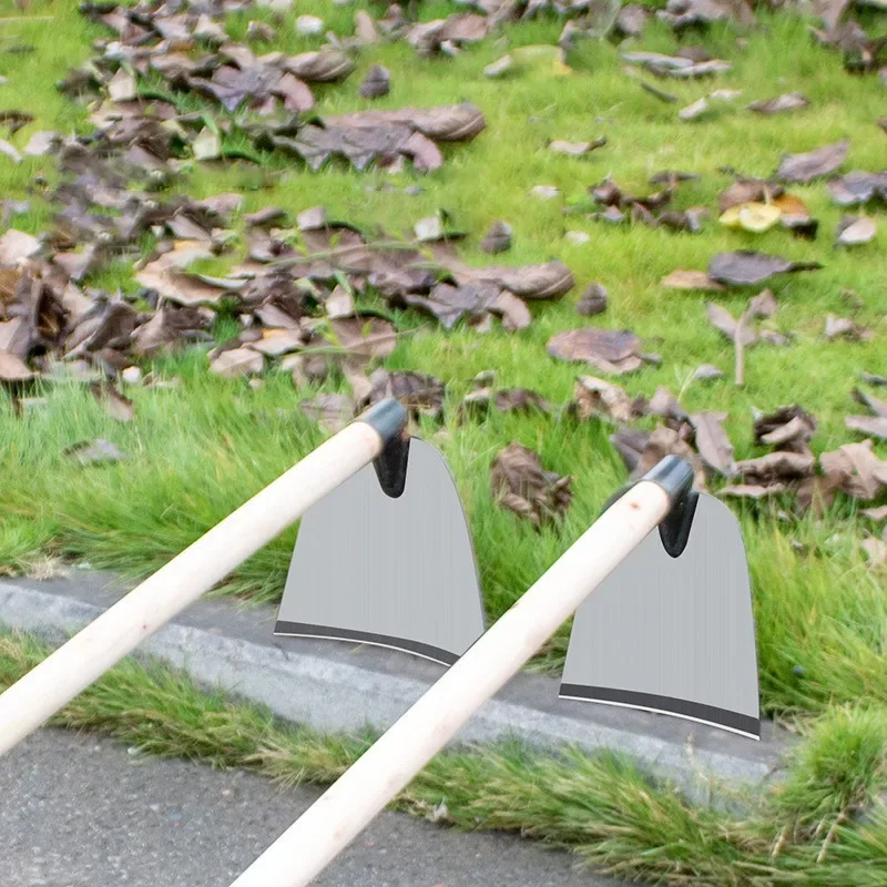 Gardening Tools Hoe - マンガン鋼製ガーデンホー - プロ仕様の園芸用除草マチェーテ、野菜の植え付け用除草ハンドツール
