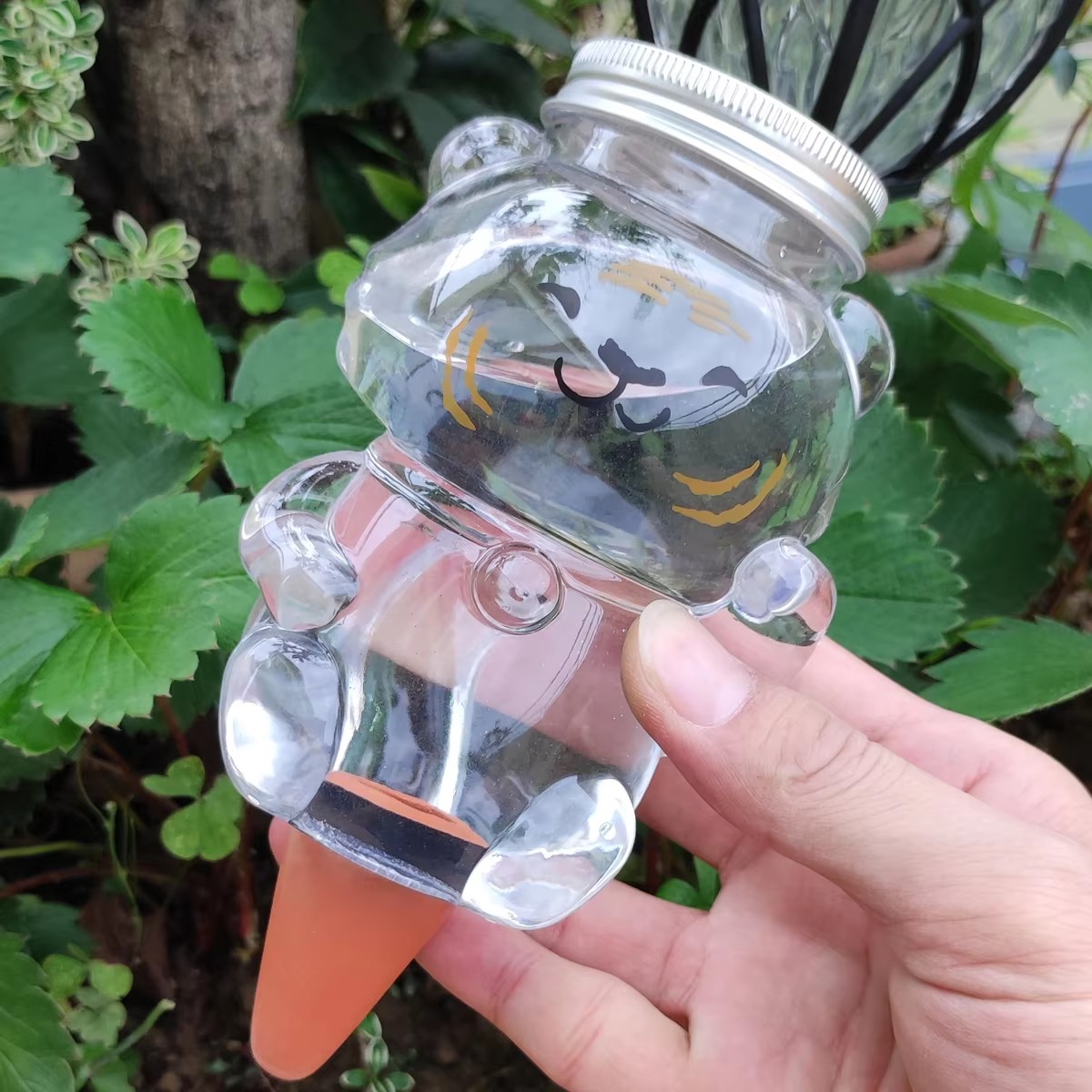 Gardening Tool Diy - 350 ミリリットル庭自動散水装置怠惰な植物散水ヘッドじょうろ家庭用ポット散水鉢植え散水ツール