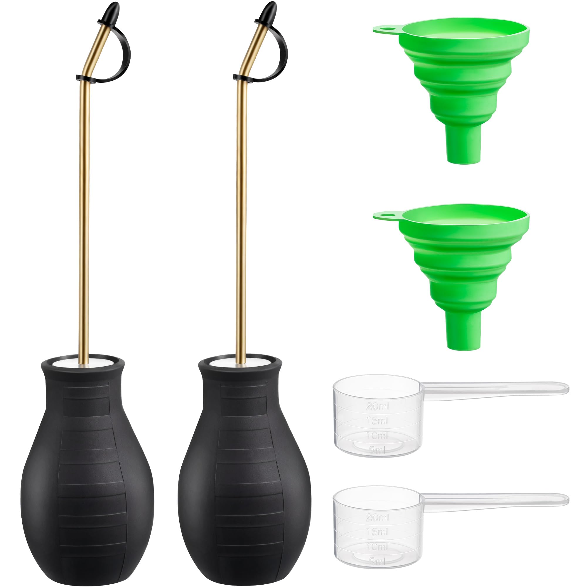 Gardening Tools Youtube - 長い金属管を備えたガーデンパウダーアプリケーターディスペンサー、バルブダスタースプレー、昆虫ダスター、オーガニックガーデニング用のホームパウダー