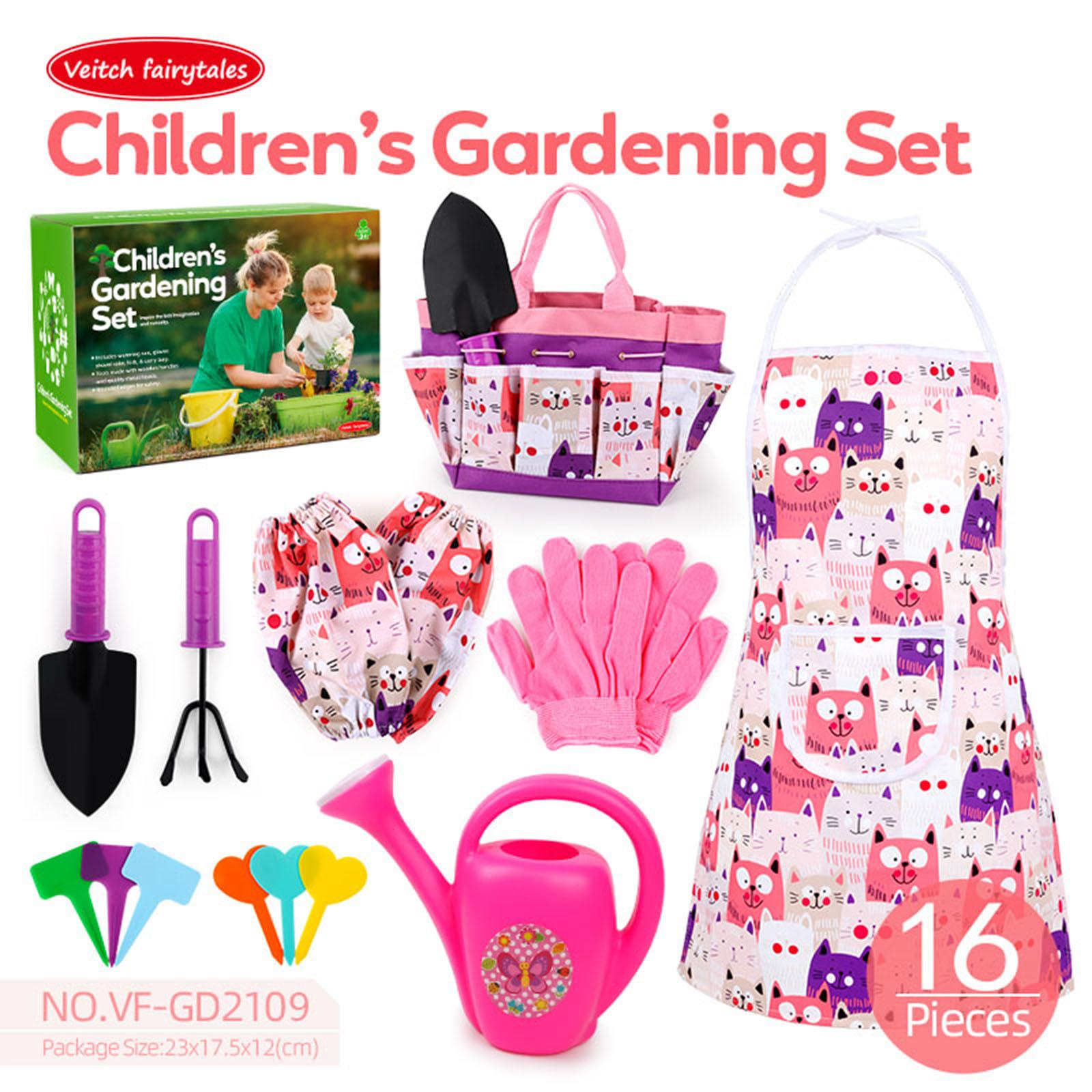 子供用ガーデンツールセット、トートバッグ付きアクティビティセ - Gardening Tools For Toddlers のレビューと価格