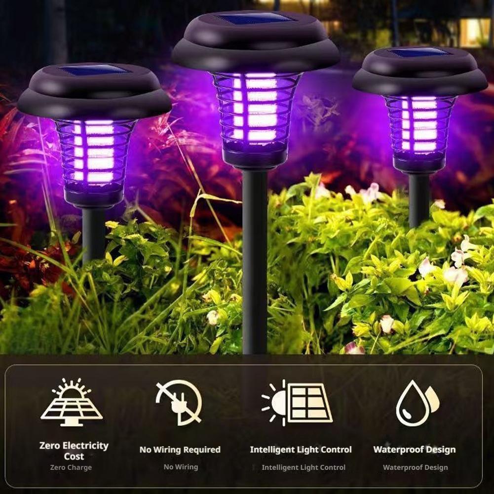 1/2 個ソーラーバグザッパー防水屋外蚊取り器蚊よけランプ屋 - Gardening Tools Uses のレビューと価格