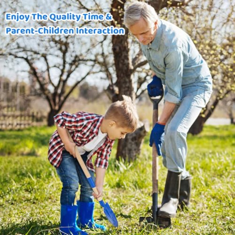 ガーデンツールセット：安全な幼児用サイズの鍬、熊手、シャベル - Gardening Tools For Toddlers のレビューと価格
