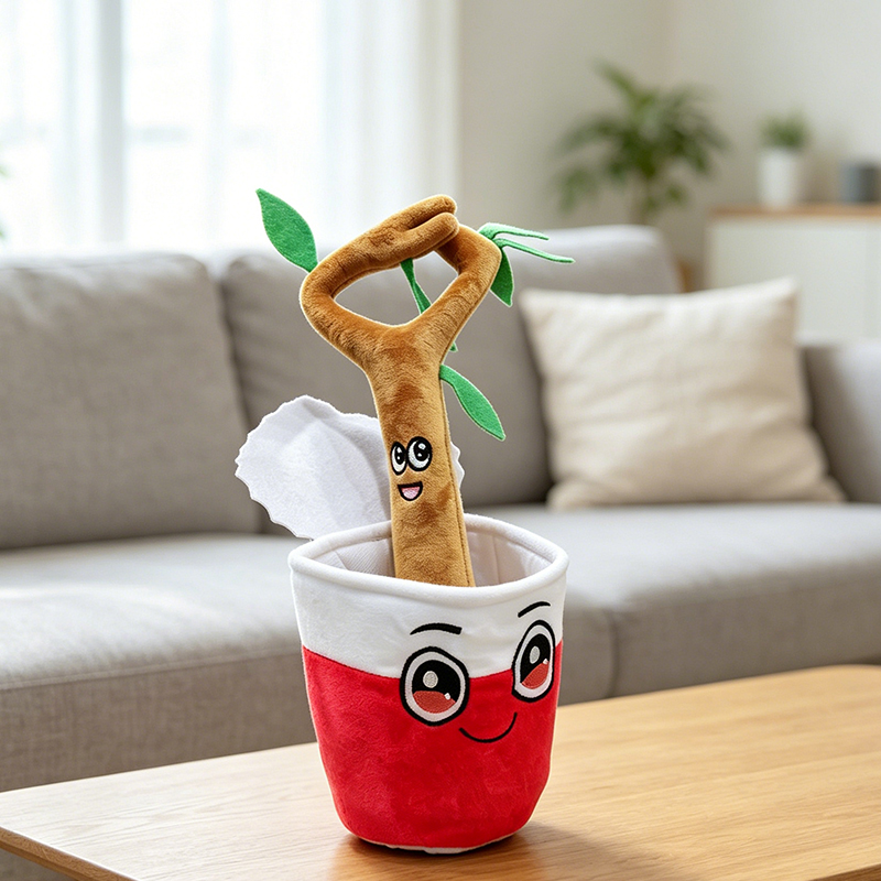 かわいい漫画の顔の形をしたバケツぬいぐるみ、柔らかくふわふわ - Gardening Tools Cartoon のレビューと価格