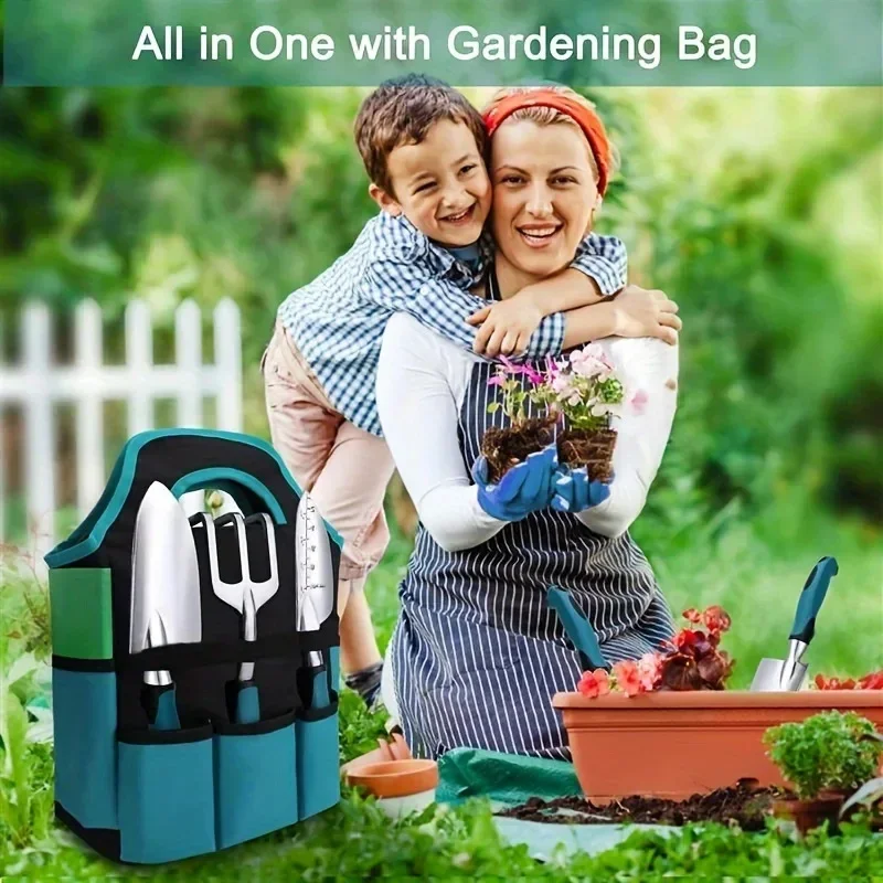 7個入りガーデンハンドツールセット、頑丈で耐久性のある植え付 - Spade Digging Fork のレビューと価格