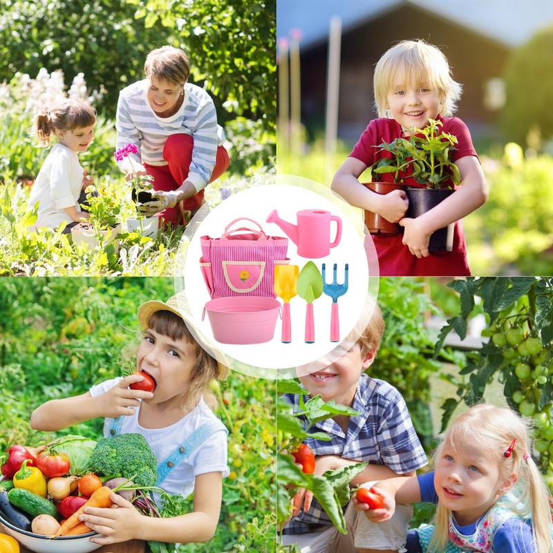 キッズガーデニングツールセット 6X 裏庭ファーム芝生掘り雑 - Gardening Tools For Toddlers のレビューと価格