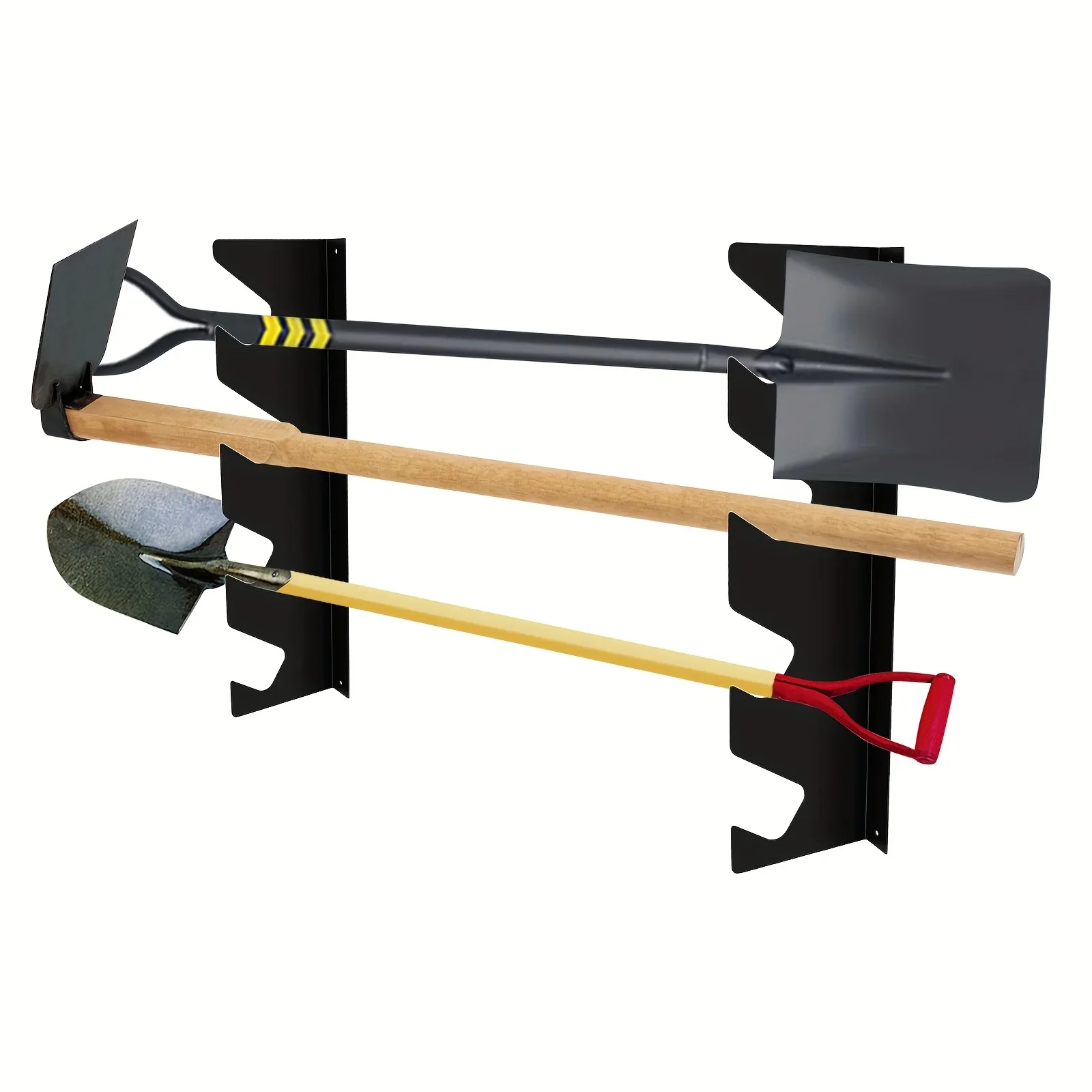頑丈な金属製ガーデンツールホルダー、シャベルと熊手の収納付き - Gardening Tools Hoe のレビューと価格