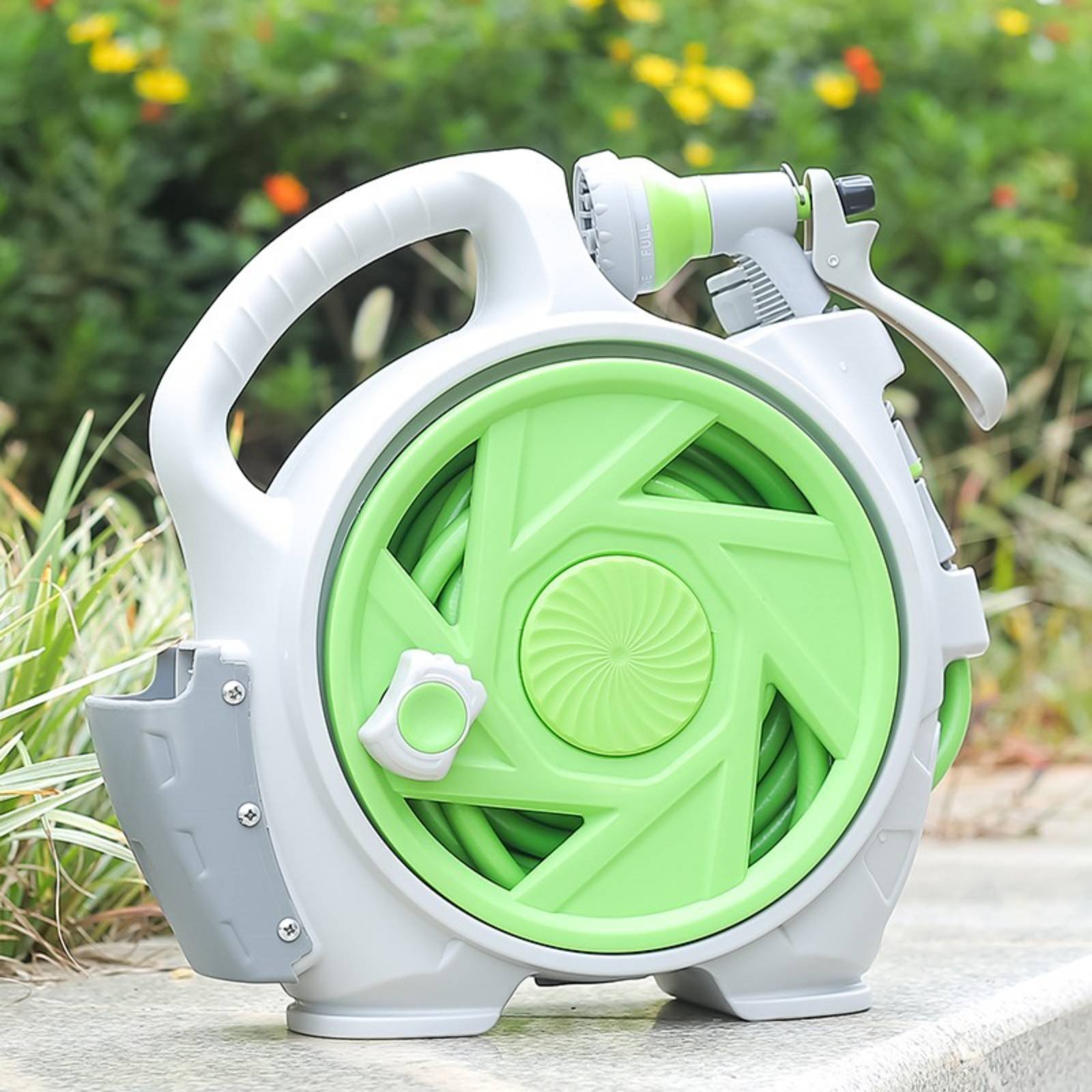 手持ち式水道ホースリール、絡まりにくい、持ち運び可能なホース - Gardening Tools Hand のレビューと価格