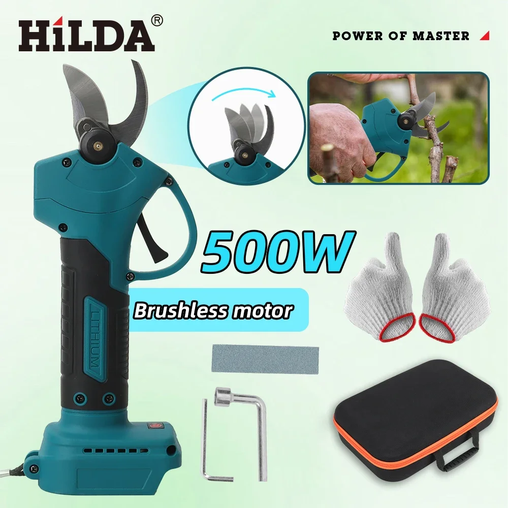 HILDA 18V ブラシレスコードレス電動剪定鋏充電式果樹 - Gardening Tools Wholesale のレビューと価格