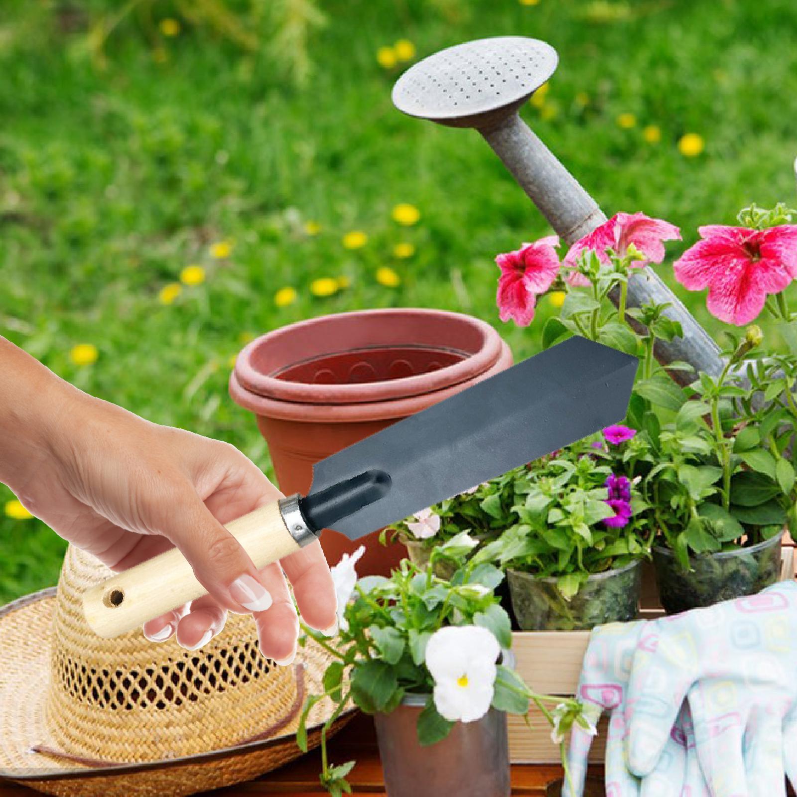 小型ガーデンスパデ掘削ツール木製ハンドル多機能ガーデニングツ - Gardening Tools Hand のレビューと価格