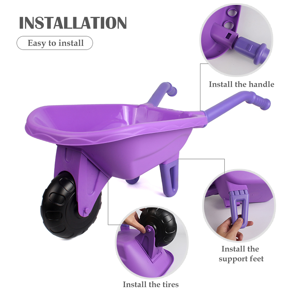 子供用園芸ツールセットおもちゃ、子供用屋外ガーデンビーチカー - Gardening Tools For Toddlers のレビューと価格