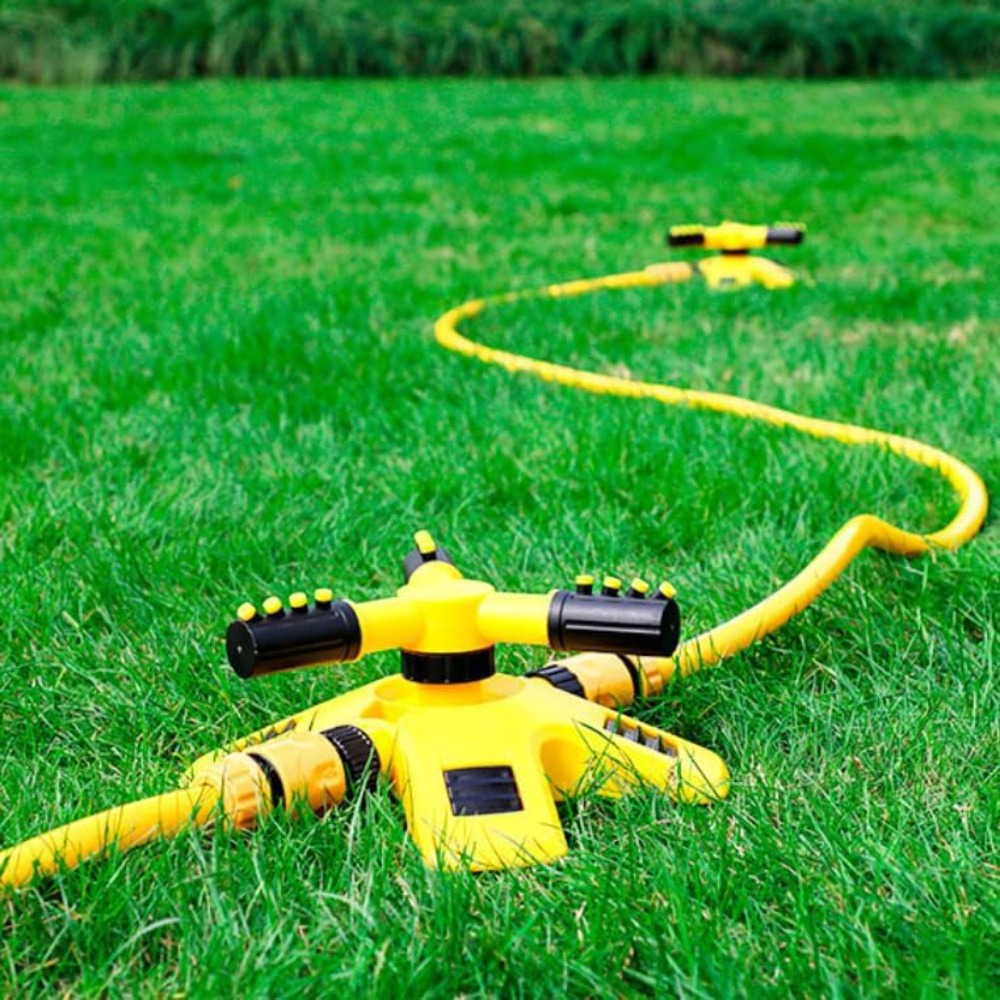 360度自動回転式スプリンクラー（ベース付き）大範囲カバー  - Gardening Tools Plastic のレビューと価格