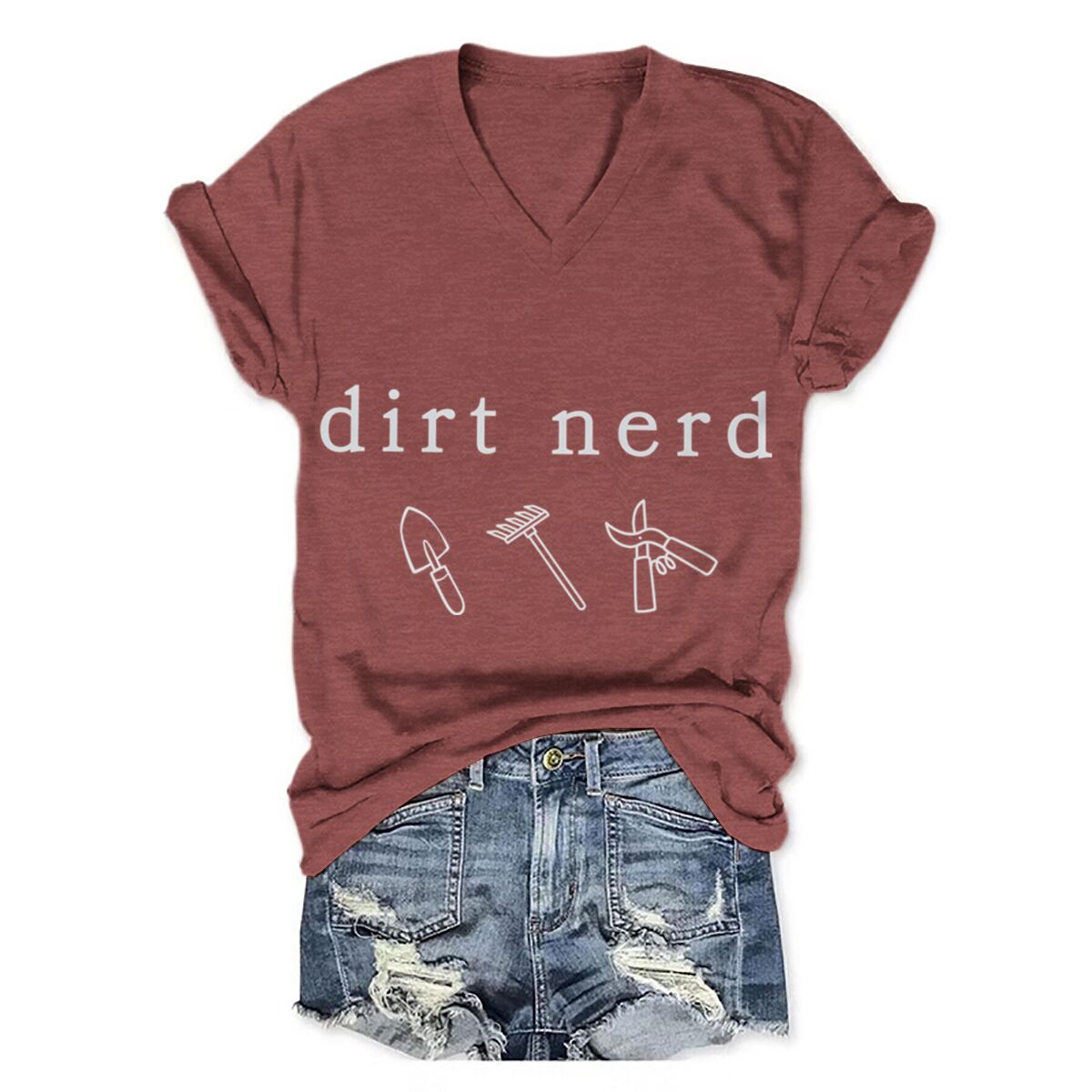 ダートナードガーデニングツール植物愛好家グラフィックTシャツ - Gardening Tools Cartoon のレビューと価格