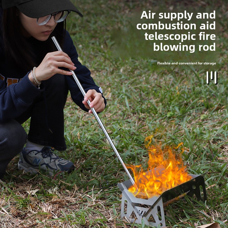 屋外キャンプブローファイアチューブ吹管折りたたみ高効果的な小 - Gardening Tools Youtube のレビューと価格