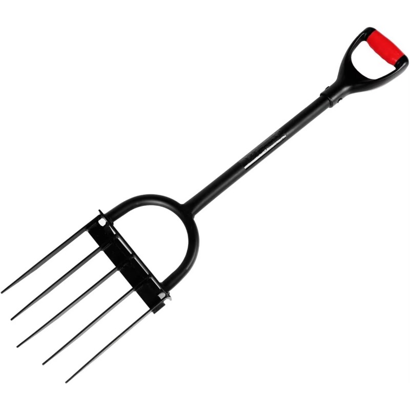 頑丈な5本爪ピッチフォーク、炭素鋼製の土壌耕耘用フォーク、金 - Spade Digging Fork のレビューと価格