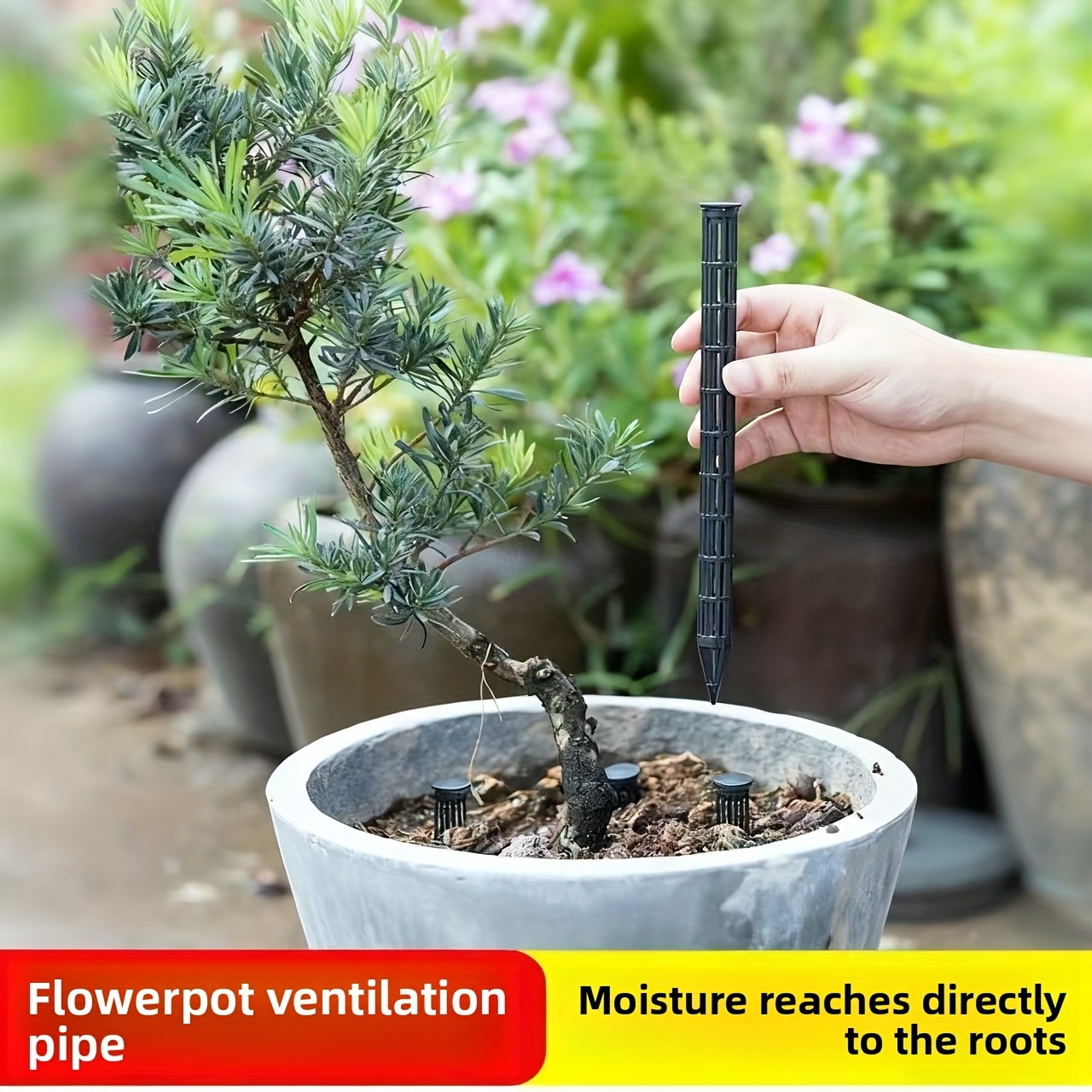 10個入り植木鉢用エアレーションチューブ - 根腐れ防止、健 - Gardening Tools Youtube のレビューと価格