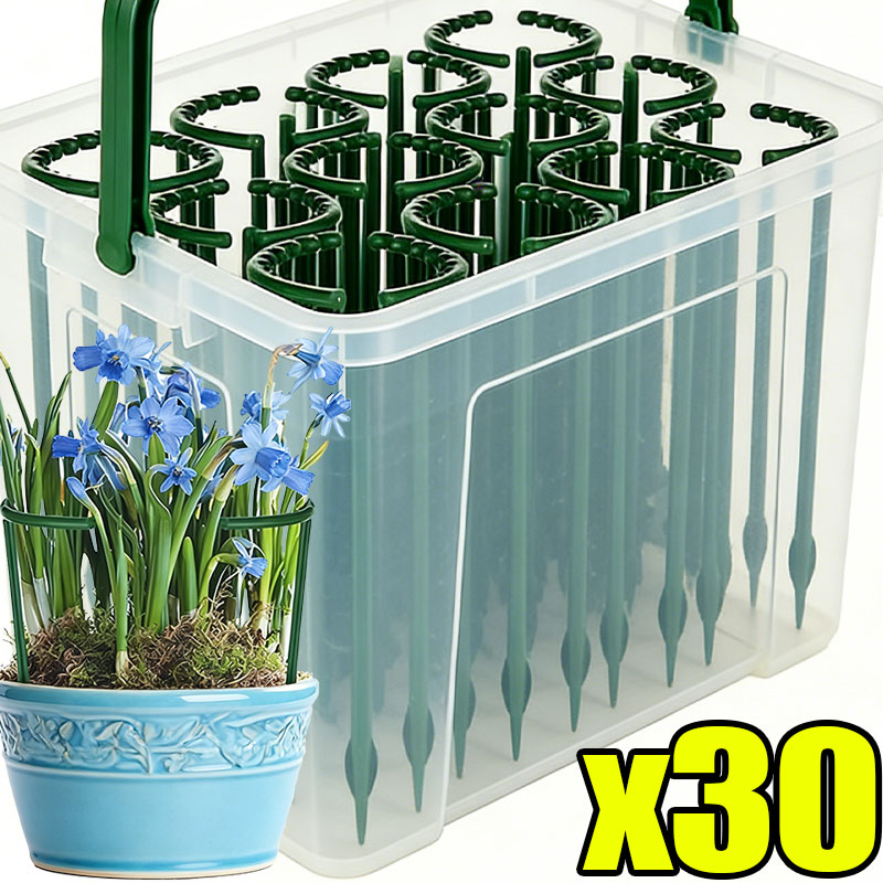 30-1 個プラスチック植物サポート半円形パイルフレーム固定 - Gardening Tools Hoe のレビューと価格