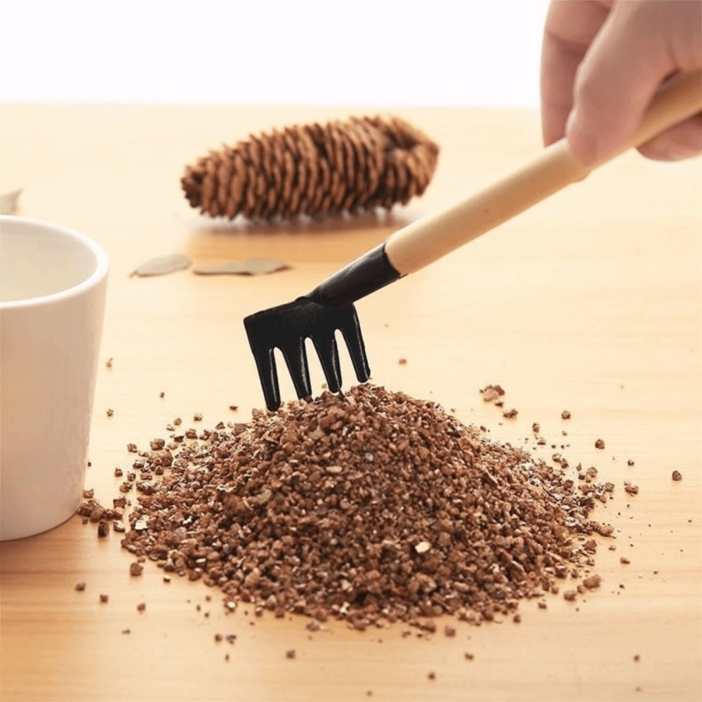 多機能ミニガーデン植栽ツールセット木製ハンドル土掘りシャベル - Spade Digging Fork のレビューと価格