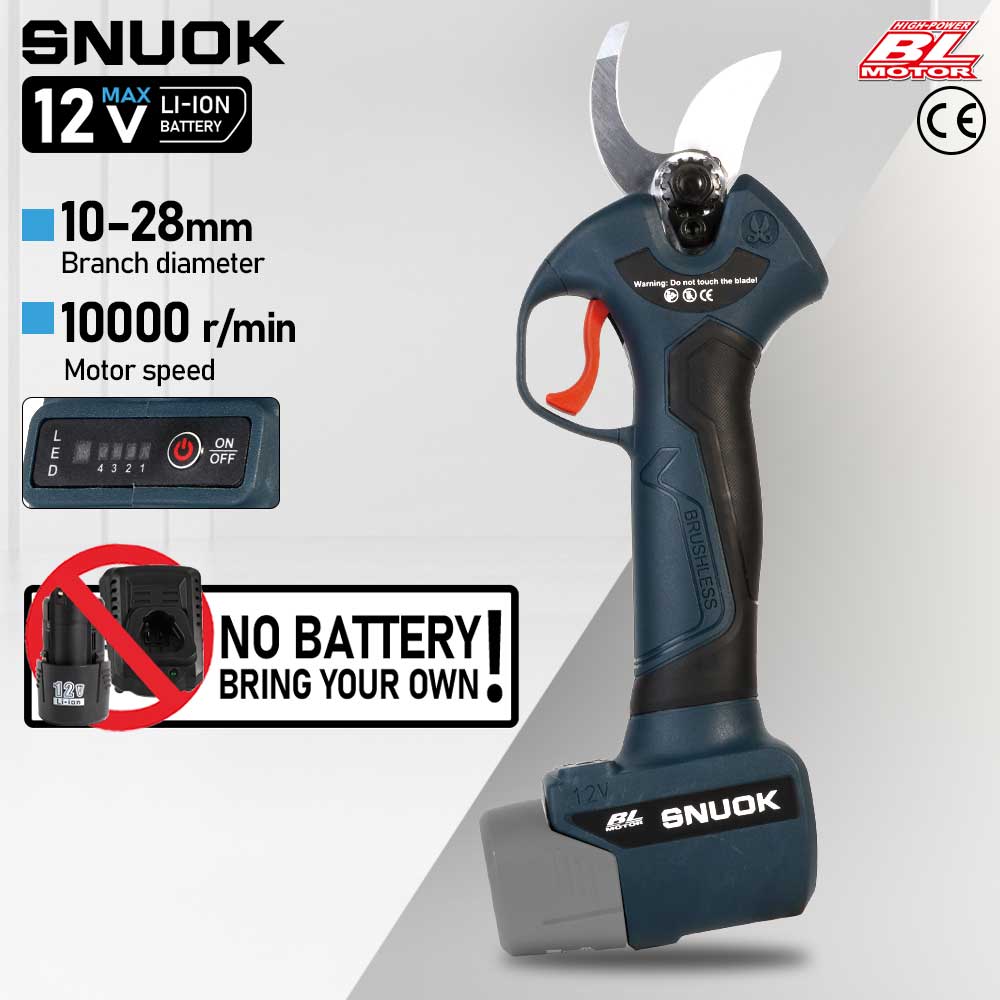 SNUOK 12V ブラシレス電動剪定鋏 DIY 屋外庭園盆 - Gardening Tool Diy のレビューと価格