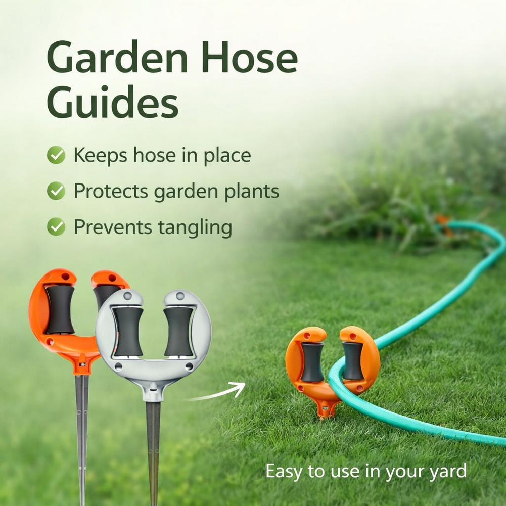 回転プーリーホイール付きガーデンホースガイドステーク、金属製 - Gardening Tools Hoe のレビューと価格