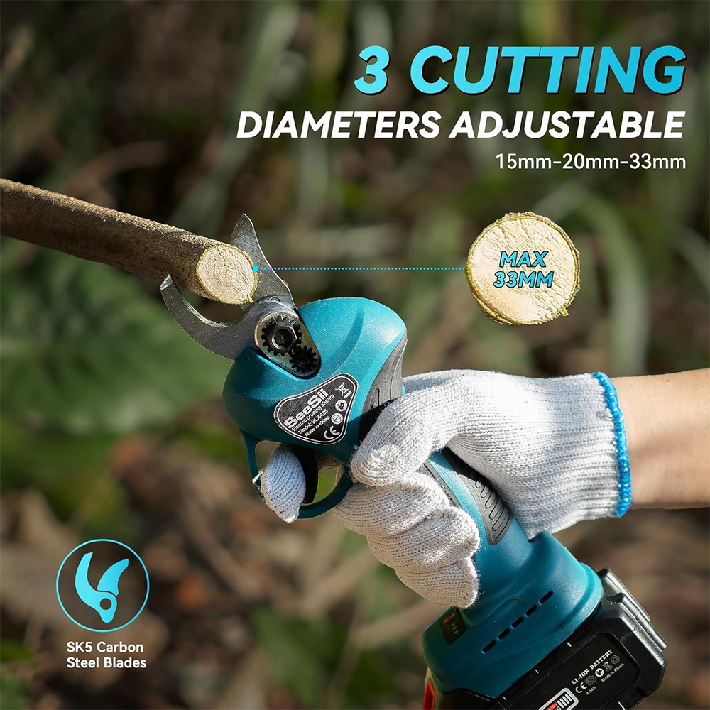 Seesii 3-in-1 ブラシレス伸縮式高枝切りばさみ  - Gardening Tools Wholesale のレビューと価格