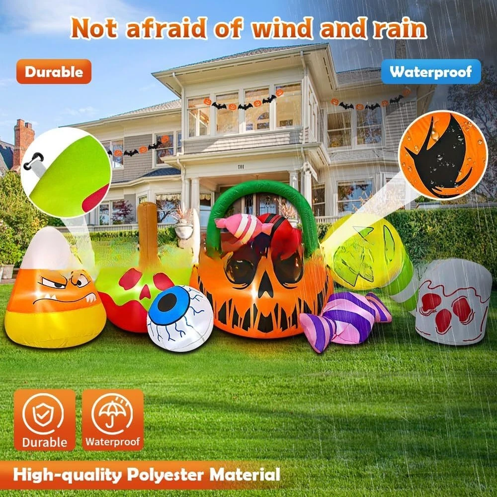 ハロウィン用インフレータブルパンプキンキャンディエアモデルL - Gardening Tools Cartoon のレビューと価格