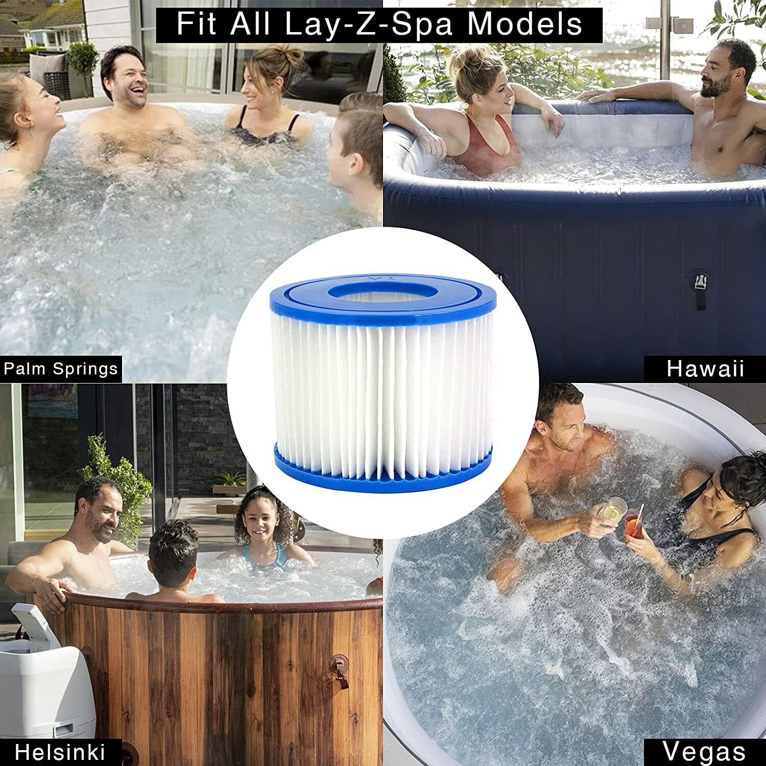 Lay-Z Lazy Spa プール用カートリッジフィルター - Gardening Tools Wholesale のレビューと価格